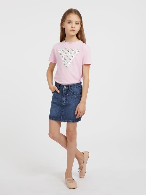 GUESS T-Shirt Logo Triangolo