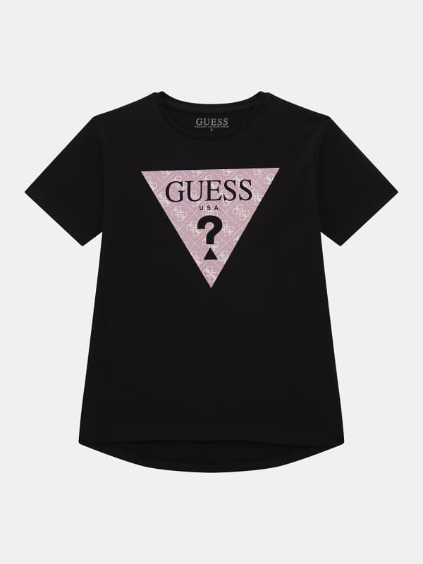 GUESS Camiseta Logotipo Triángulo