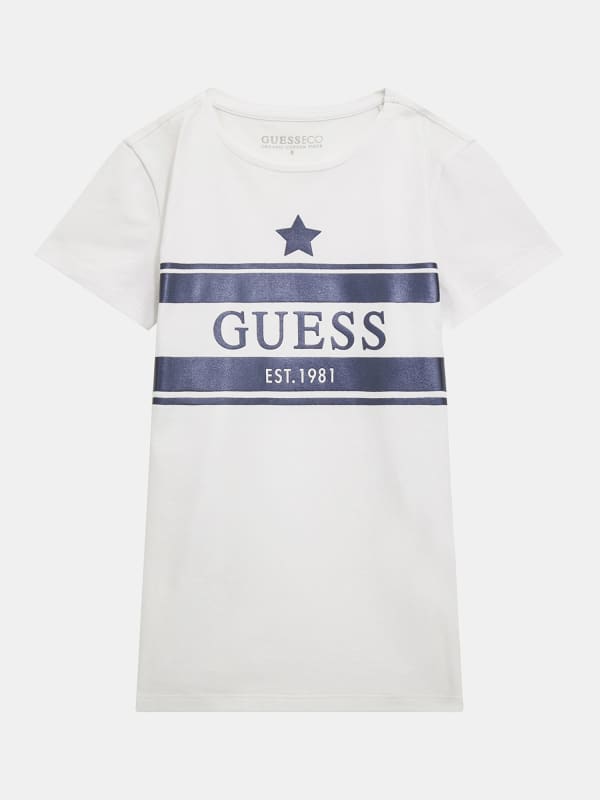 GUESS T-Shirt Met Logo Voorkant