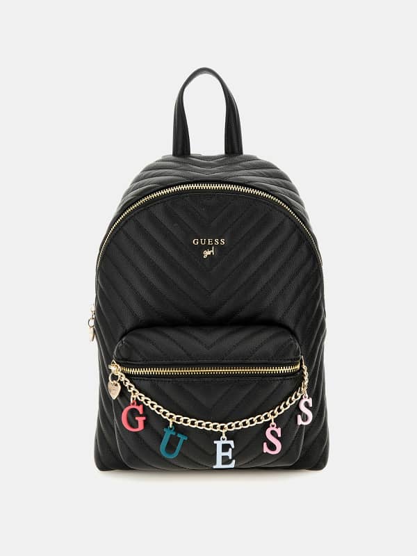 GUESS Sac À Dos Lettrage Logo Chaîne