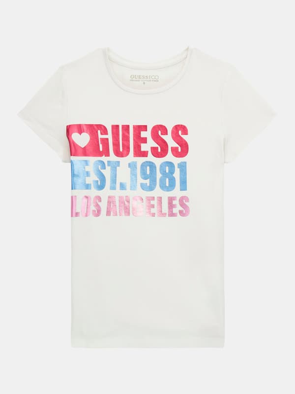 Guess Kids Front Logo Stretch T-Shirt