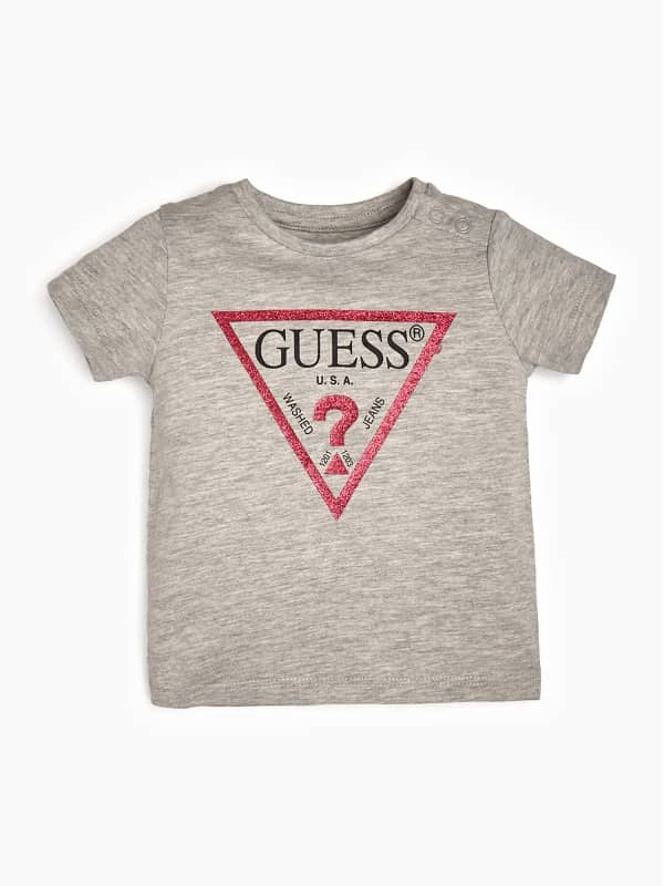 GUESS Camiseta Logotipo Triángulo