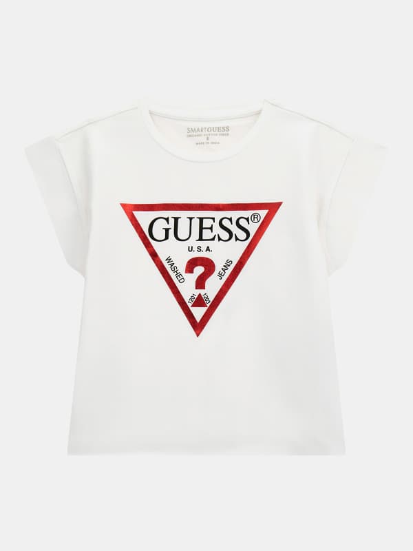 GUESS Camiseta Logotipo Triángulo