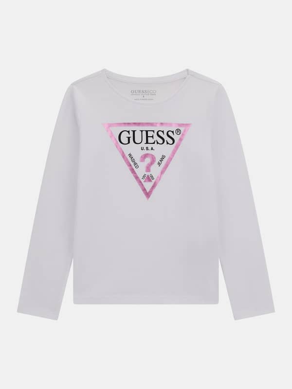 GUESS Camiseta Logotipo Triángulo