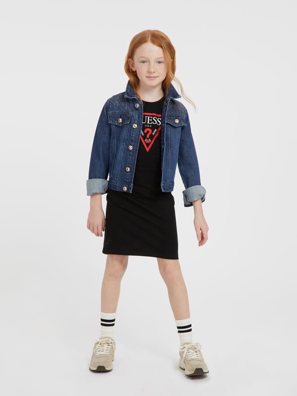 Guess Kids  Triangle Logo Dress