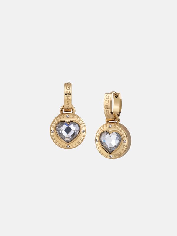 GUESS Pendientes Rolling Hearts