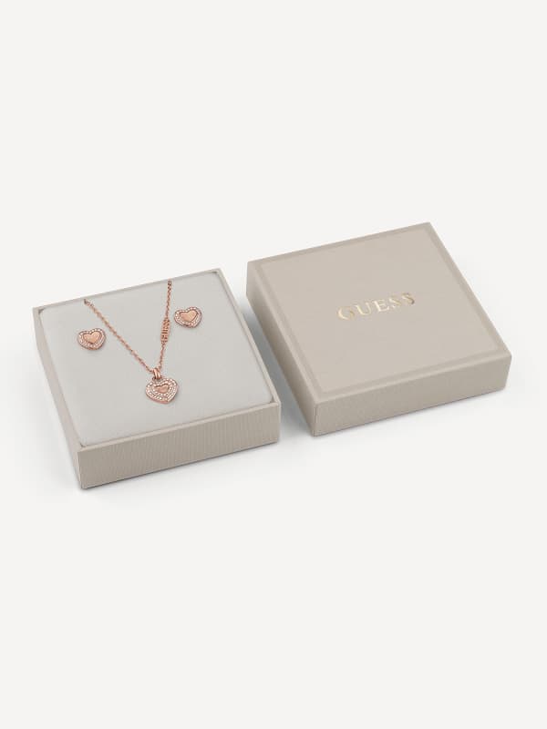 GUESS Coffret Collier Et Boucles Doreilles Amami