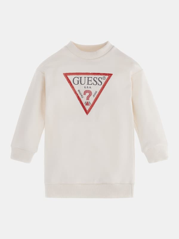 Guess Kids Front Triangle Logo Dress