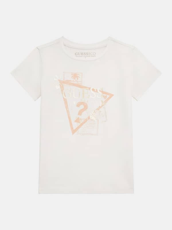 Guess Front Logo Stretch T-Shirt