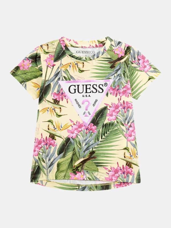 GUESS T-Shirt Stretch Allover-Print