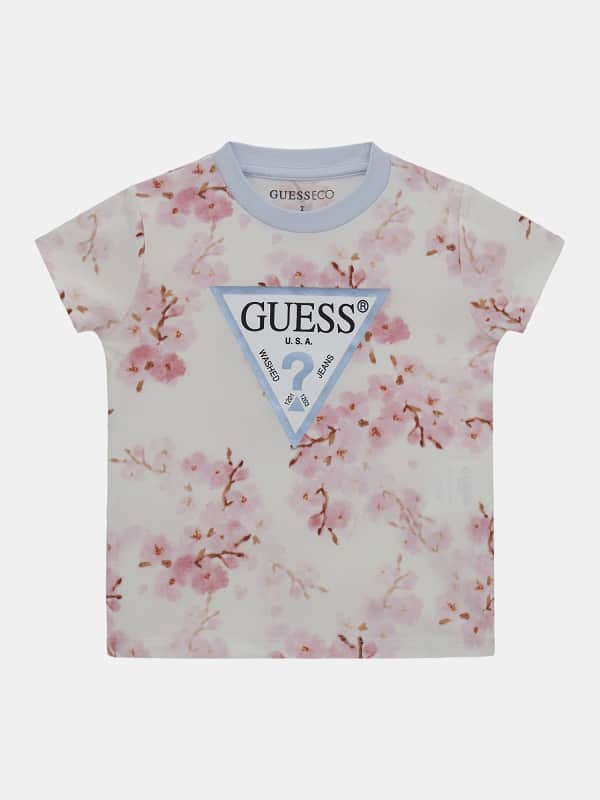 GUESS T-Shirt Allover-Blumenprint