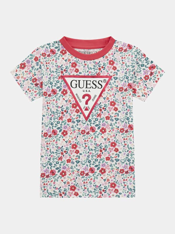 Guess All Over Floreal Print T-Shirt