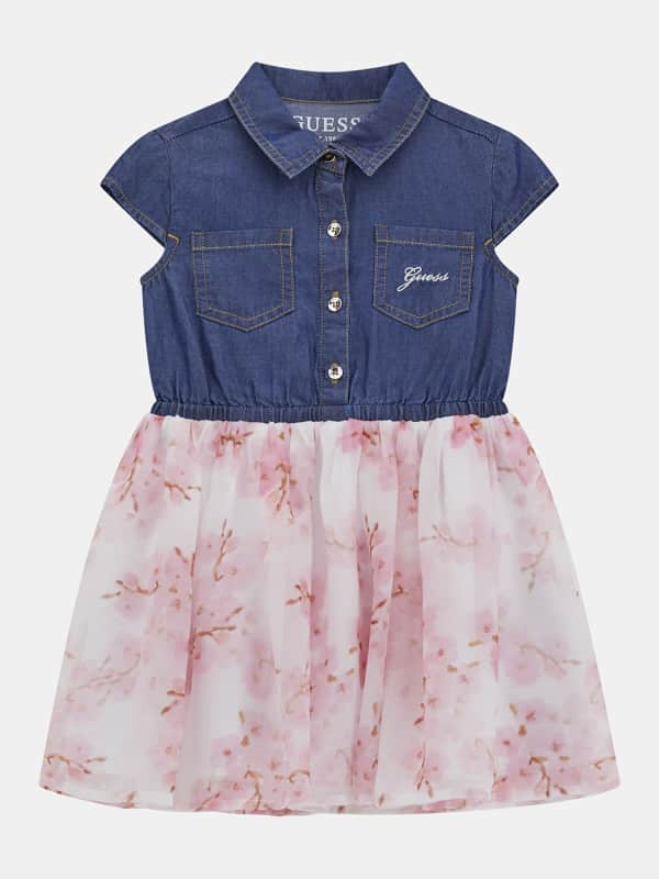 Guess Kids All Over Floral Print Dress