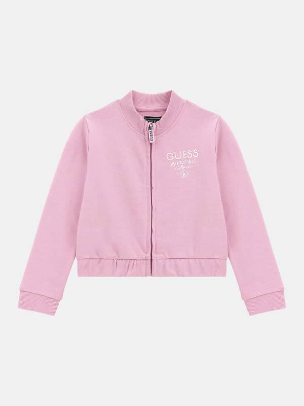 Guess Side Glitter Embroidery Sweatshirt