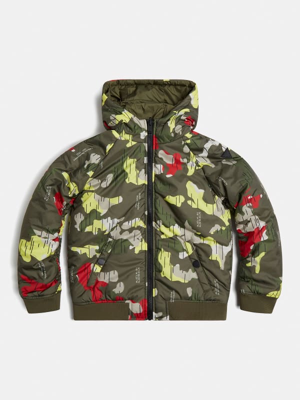 Guess Hooded Reversible Puffer