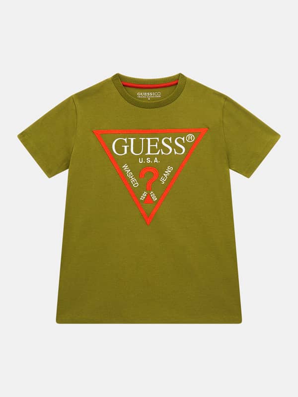 GUESS T-Shirt Met Driehoek Logo