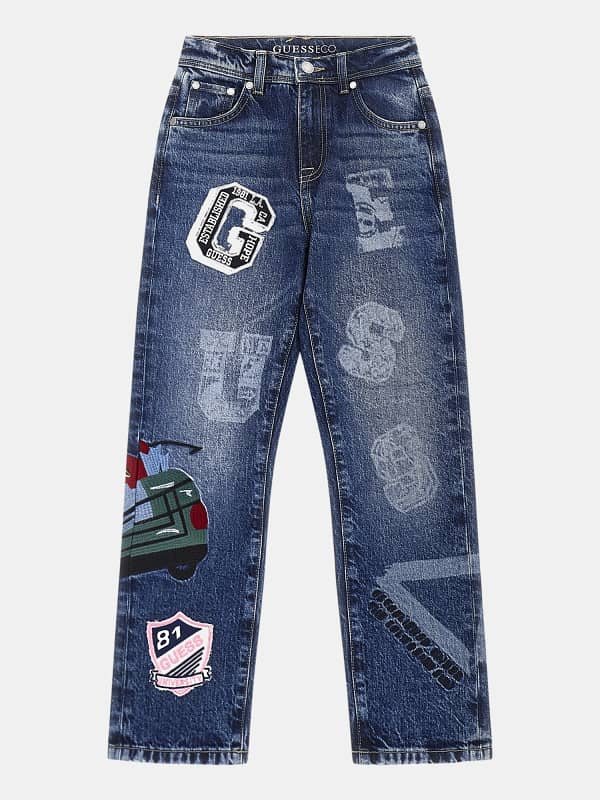 Guess Kids High Rise Relaxed Denim Pant