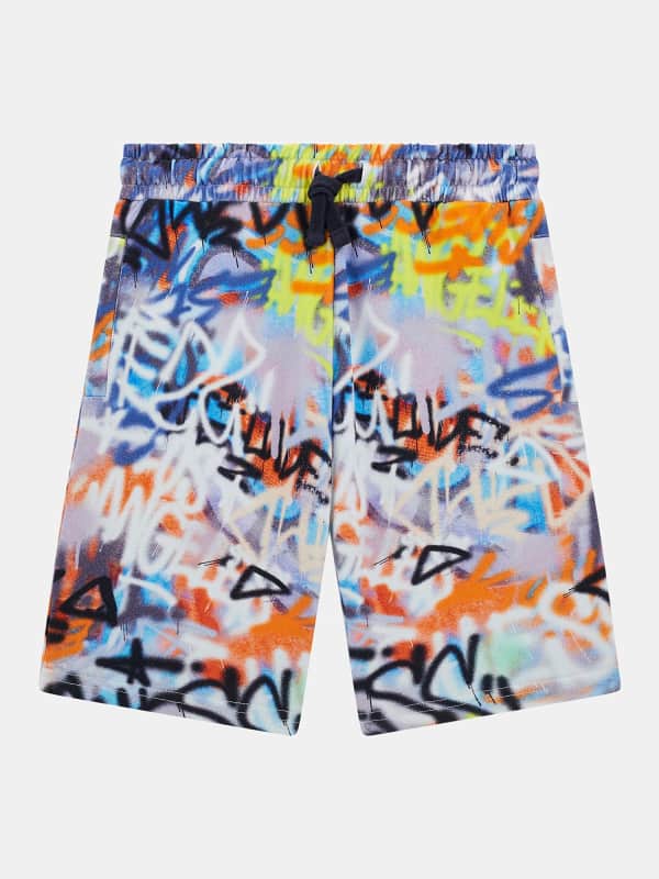 Guess Kids All Over Print Active Shorts