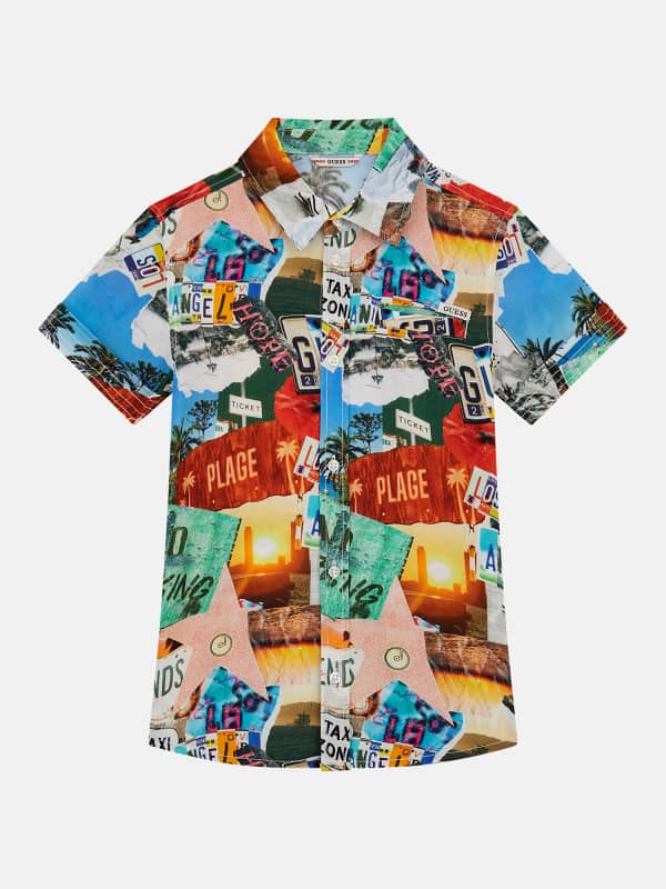 Guess Kids All Over Print Shirt