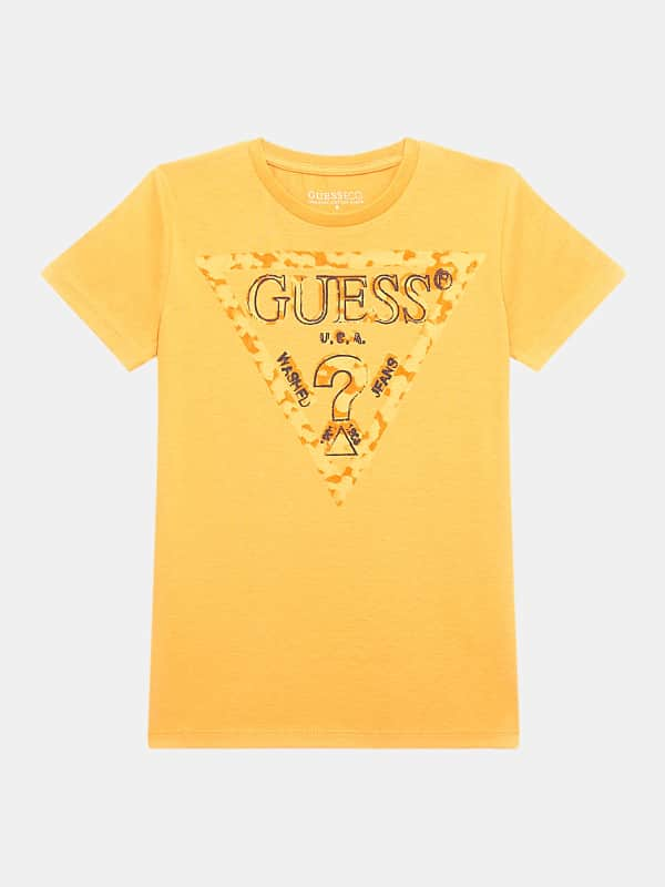 GUESS T-Shirt Met Driehoek Logo