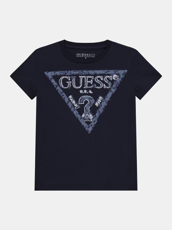 GUESS Camiseta Logotipo Triángulo