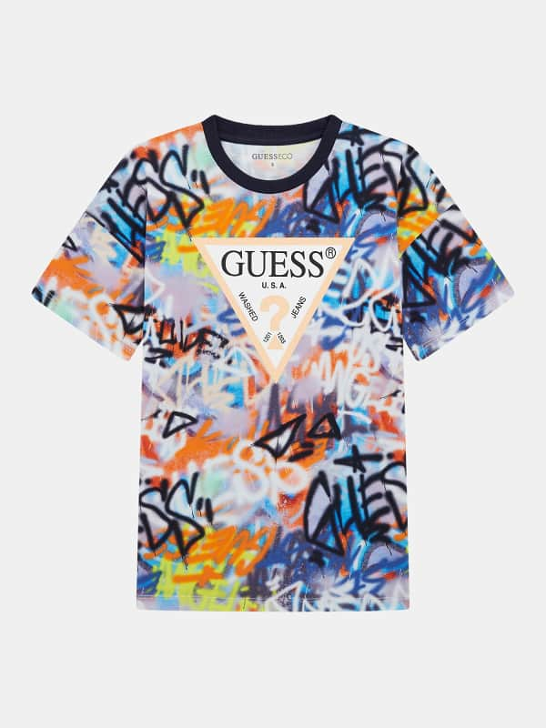 GUESS Camiseta Con Estampado Integral