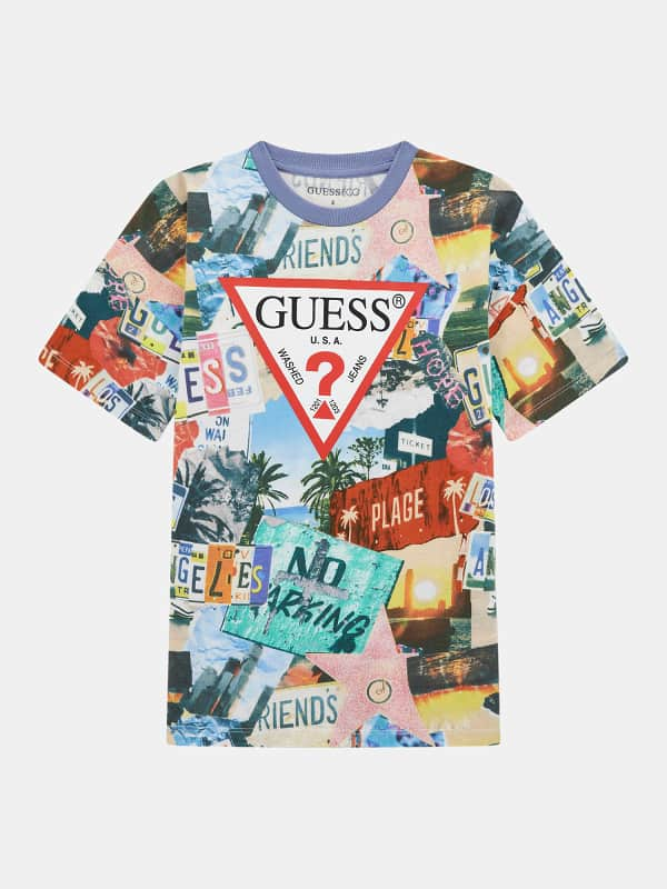 GUESS Camiseta Con Estampado Integral