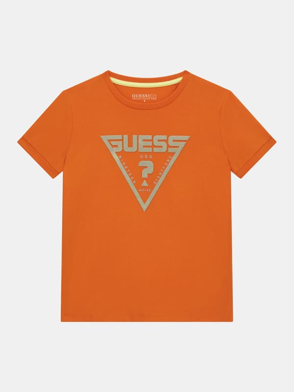 GUESS T-Shirt Stretch Logo Triangolo