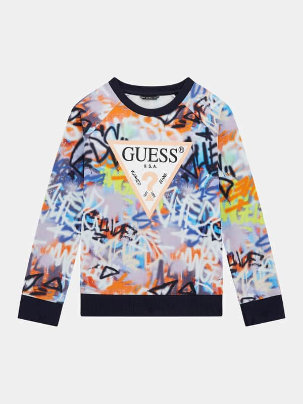 Guess Kids All Over Print Sweatshirt