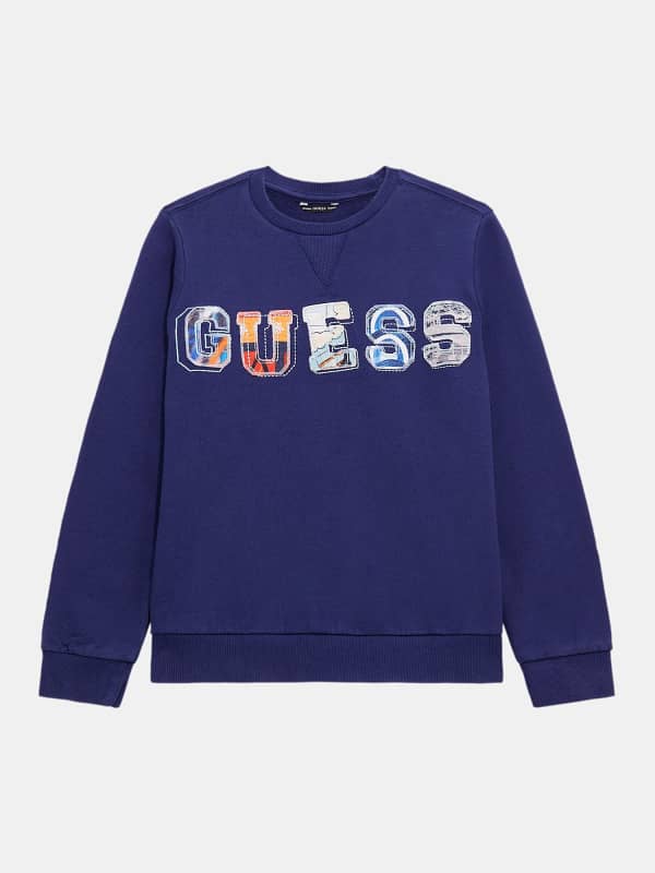 GUESS Sweatshirt Logo-Patch