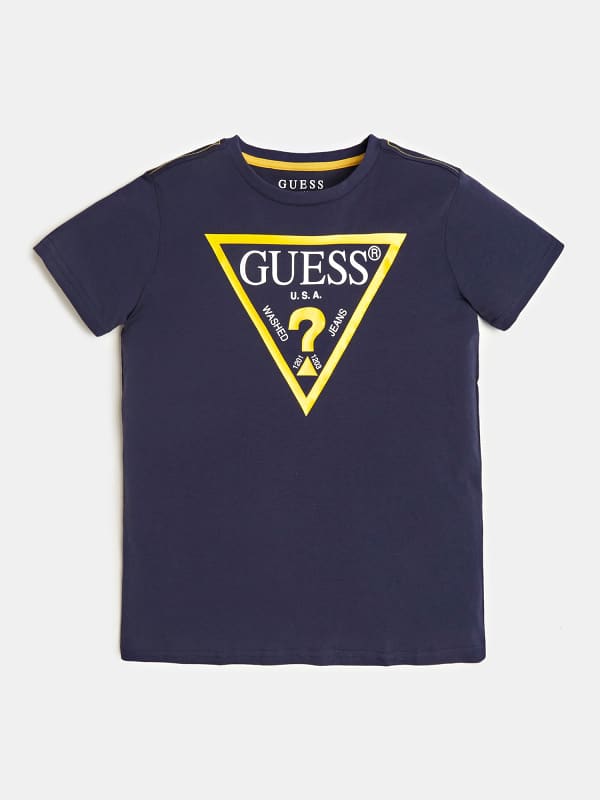 GUESS T-Shirt Logo Triangle