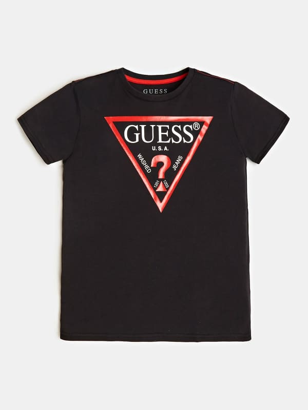 GUESS T-Shirt Logo Triangle