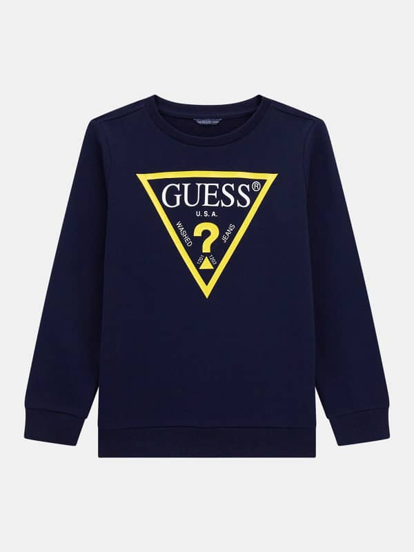 GUESS Sudadera Triángulo Logo