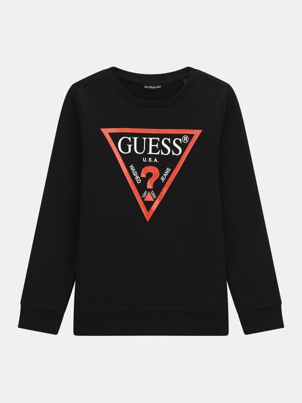 GUESS Felpa Logo Triangolo