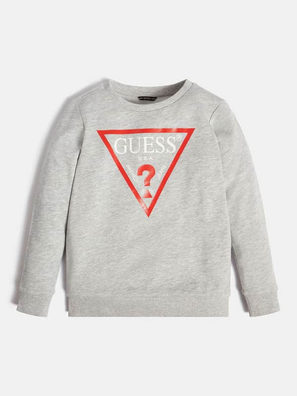 GUESS Felpa Logo Triangolo