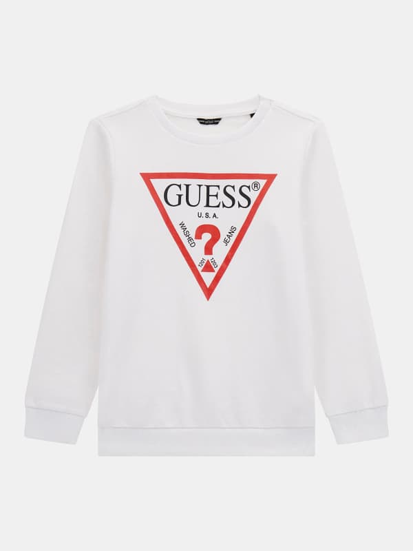 GUESS Felpa Logo Triangolo