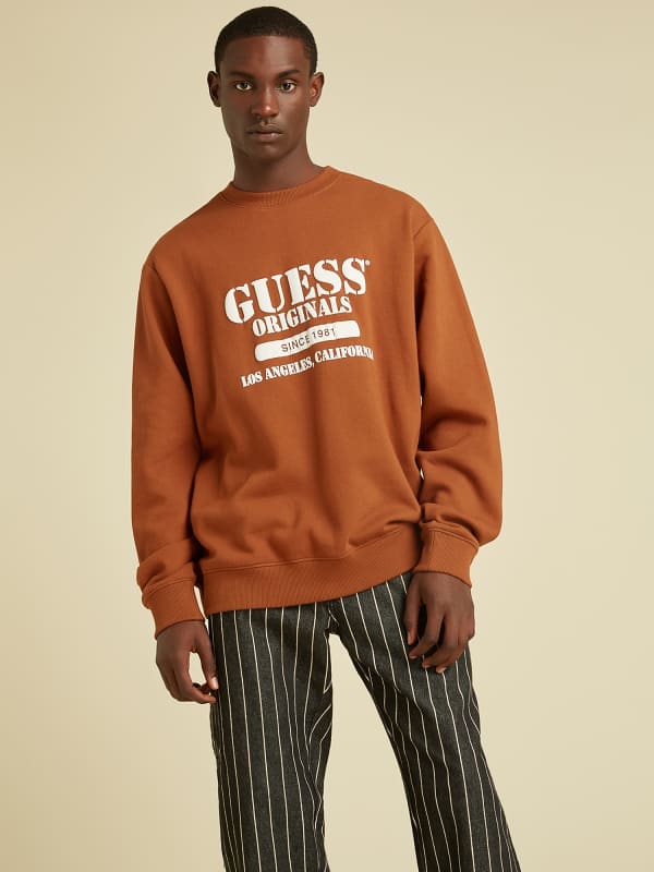 GUESS Felpa Logo Frontale