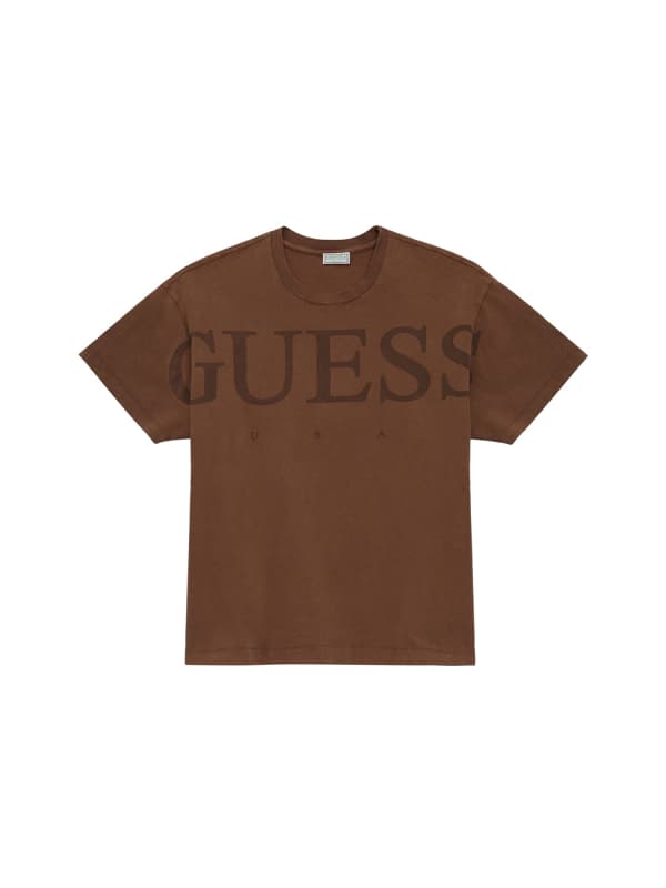 GUESS Camiseta Con Logotipo Cruzado