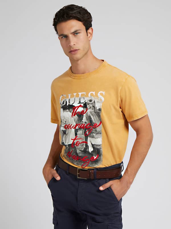 Guess Front Print T-Shirt