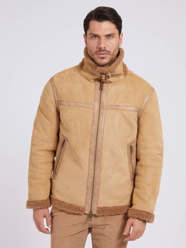 GUESS Kunst-Shearling-Jacke