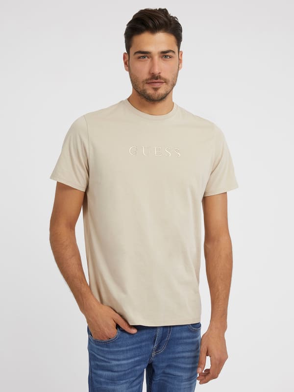 GUESS T-Shirt Met Geborduurd Logo