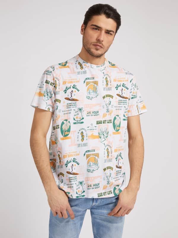 GUESS Camiseta Con Estampado All Over