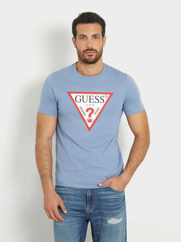 GUESS T-Shirt Logo Triangolo