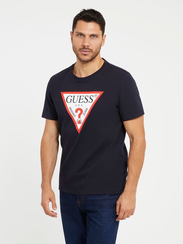 GUESS T-Shirt Mit Logo-Dreieck