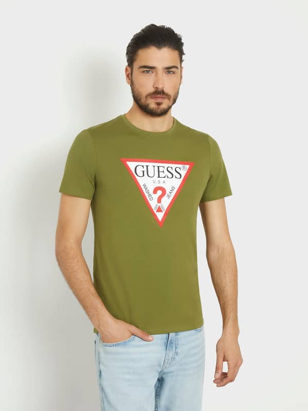 GUESS T-Shirt Mit Logo-Dreieck