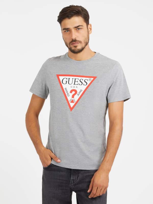 GUESS Camiseta Logotipo Triángulo