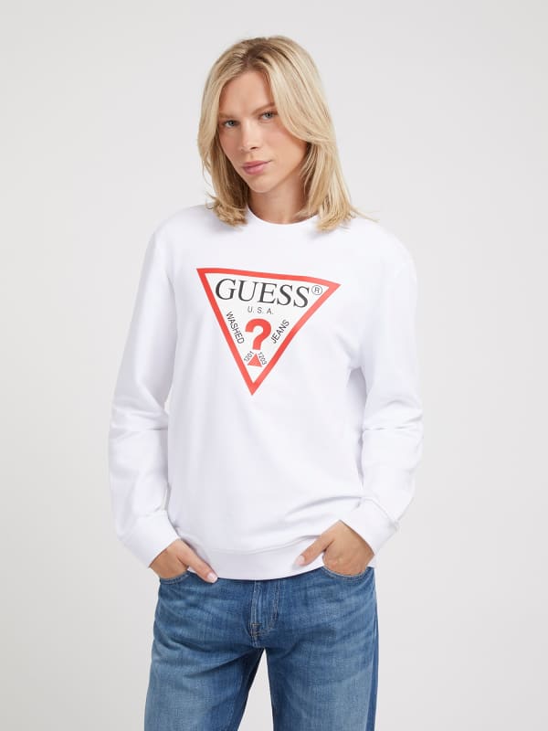 GUESS Felpa Logo Triangolo