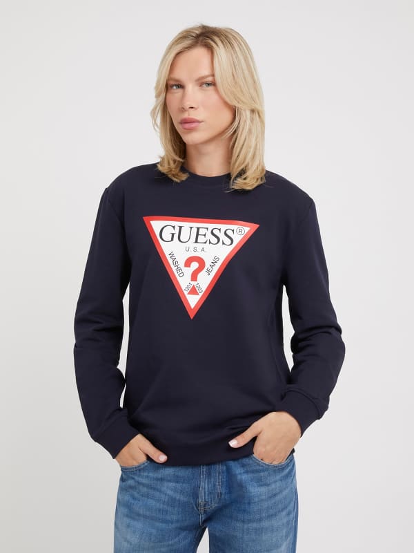 GUESS Felpa Logo Triangolo