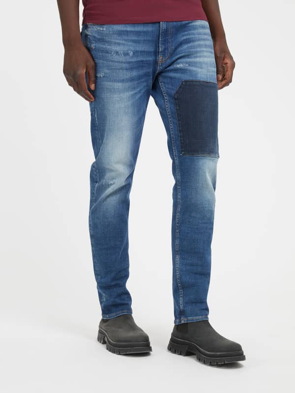Guess Mid Rise Relaxed Denim Pant