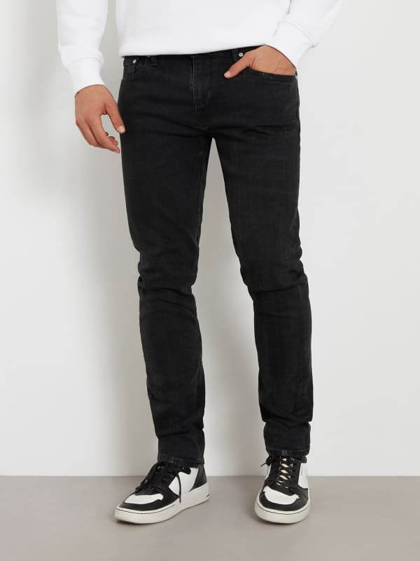 GUESS Mid Rise Slim Jeans